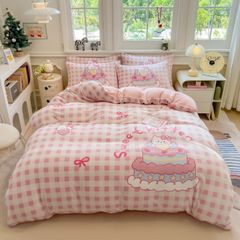 Set 4 Món Nỉ Nhung 200gr hình in 3D Hello Kitty Sweet Cake