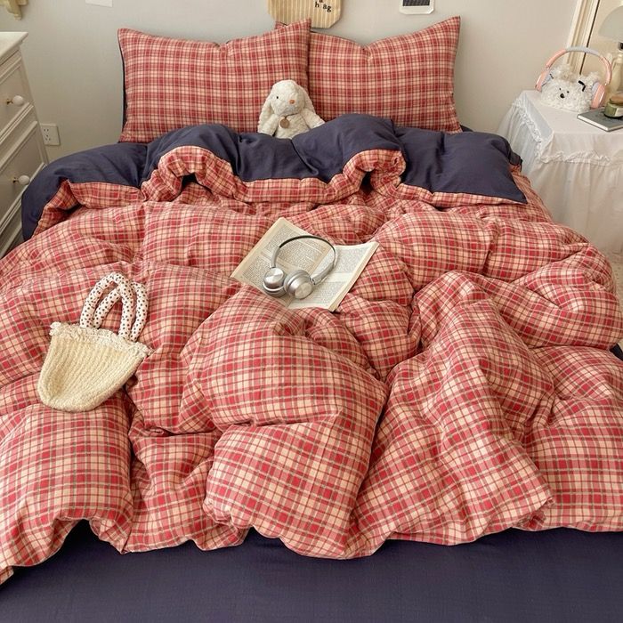 4Pcs Cloud Linen | Set Đũi Mây Phong cách trẻ trung hiện đại | ID 4PCSCLOUDLINE16