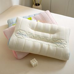 RUỘT GỐI MATXA COOL LATEX ĐỊNH HÌNH CHỐNG MỎI VAI GÁY CÔNG THÁI HỌC SIZE 48*74CM