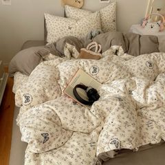 4Pcs Cloud Linen | Set Đũi Mây Phong cách trẻ trung hiện đại | ID 4PCSCLOUDLINE17