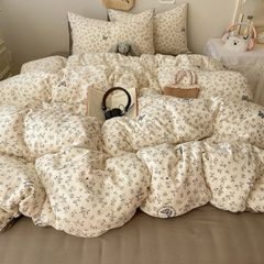 4Pcs Cloud Linen | Set Đũi Mây Phong cách trẻ trung hiện đại | ID 4PCSCLOUDLINE17