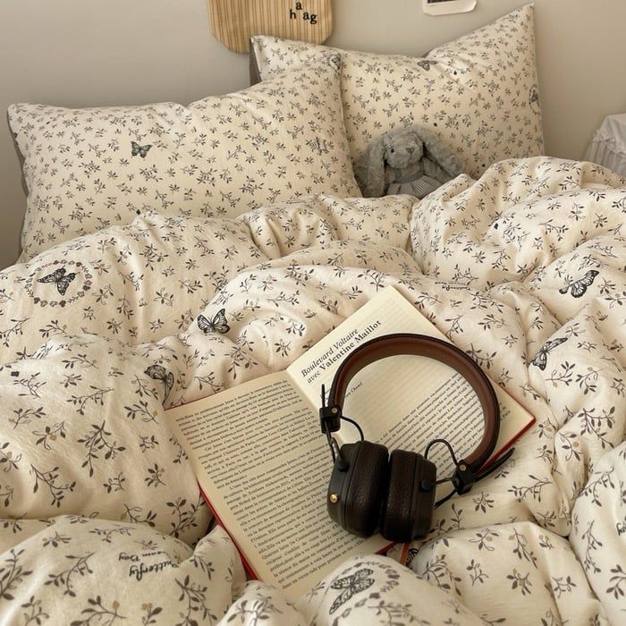 4Pcs Cloud Linen | Set Đũi Mây Phong cách trẻ trung hiện đại | ID 4PCSCLOUDLINE17