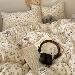 4Pcs Cloud Linen | Set Đũi Mây Phong cách trẻ trung hiện đại | ID 4PCSCLOUDLINE17