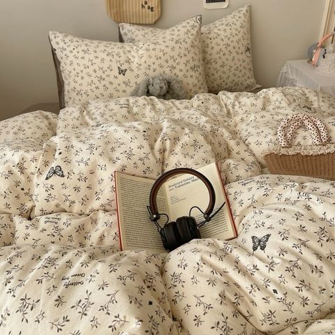 4Pcs Cloud Linen | Set Đũi Mây Phong cách trẻ trung hiện đại | ID 4PCSCLOUDLINE17