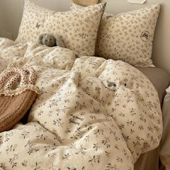 4Pcs Cloud Linen | Set Đũi Mây Phong cách trẻ trung hiện đại | ID 4PCSCLOUDLINE17