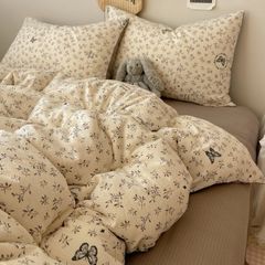 4Pcs Cloud Linen | Set Đũi Mây Phong cách trẻ trung hiện đại | ID 4PCSCLOUDLINE17