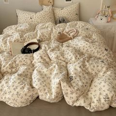 4Pcs Cloud Linen | Set Đũi Mây Phong cách trẻ trung hiện đại | ID 4PCSCLOUDLINE17