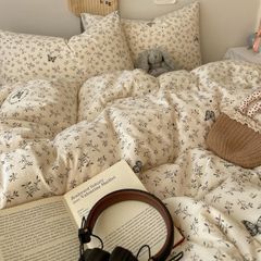 4Pcs Cloud Linen | Set Đũi Mây Phong cách trẻ trung hiện đại | ID 4PCSCLOUDLINE17