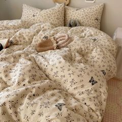 4Pcs Cloud Linen | Set Đũi Mây Phong cách trẻ trung hiện đại | ID 4PCSCLOUDLINE17