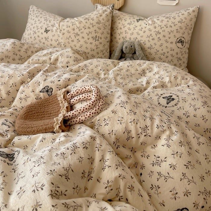 4Pcs Cloud Linen | Set Đũi Mây Phong cách trẻ trung hiện đại | ID 4PCSCLOUDLINE17