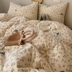 4Pcs Cloud Linen | Set Đũi Mây Phong cách trẻ trung hiện đại | ID 4PCSCLOUDLINE17