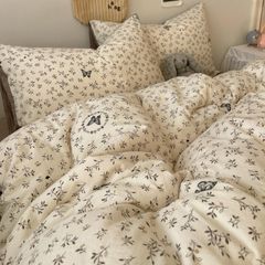 4Pcs Cloud Linen | Set Đũi Mây Phong cách trẻ trung hiện đại | ID 4PCSCLOUDLINE17