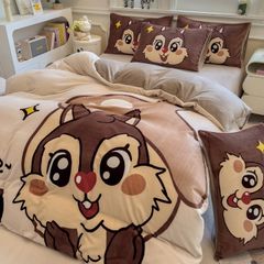 Set 4 Món Nỉ Nhung 200gr hình in 3D Sox Chip&Dane