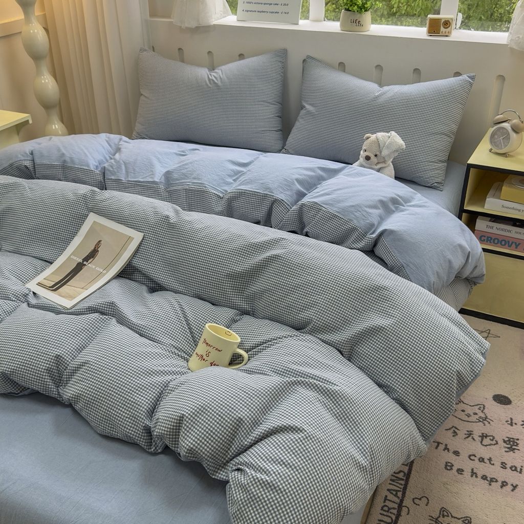 4Pcs Cotton Linen Japan | Set Cotton Đũi Nhật 4 Món Tiêu Chuẩn | ID 4PCSMUJPCLINENID24