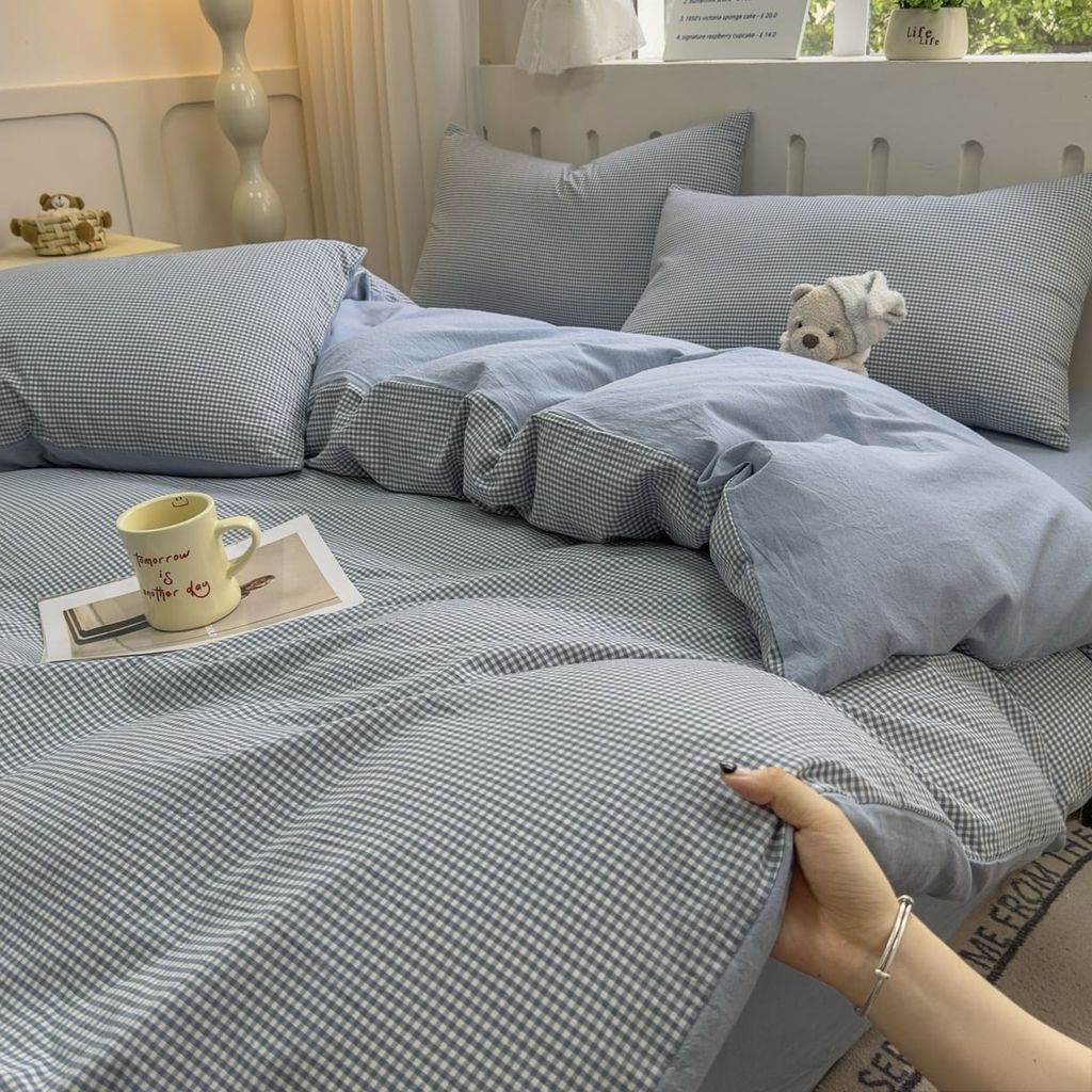 4Pcs Cotton Linen Japan | Set Cotton Đũi Nhật 4 Món Tiêu Chuẩn | ID 4PCSMUJPCLINENID24