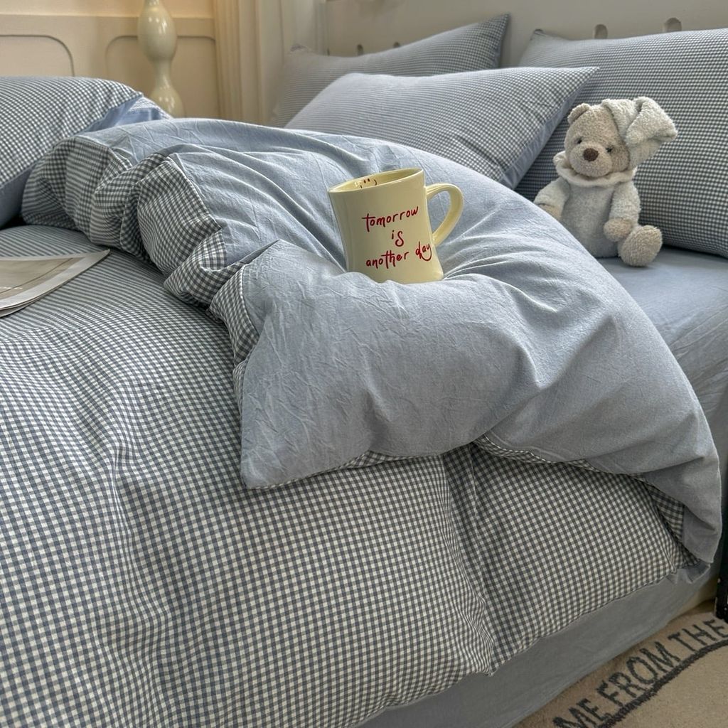 4Pcs Cotton Linen Japan | Set Cotton Đũi Nhật 4 Món Tiêu Chuẩn | ID 4PCSMUJPCLINENID24