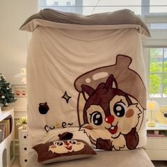 Set 4 Món Nỉ Nhung 200gr hình in 3D Sox Chip&Dane