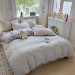 4Pcs Japan Linen |  Standard size duvet cover Bedding Set Drap Freesize | ID CL4P025COV015