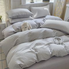 4Pcs Japan Linen |  Standard size duvet cover Bedding Set Drap Freesize | ID CL4P025COV015