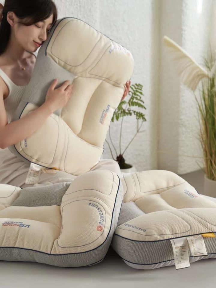 RUỘT GỐI CÔNG THÁI HỌC BẢO VỆ CỔ CHỐNG MỎI VAI GÁY V6 SIZE 48*74CM