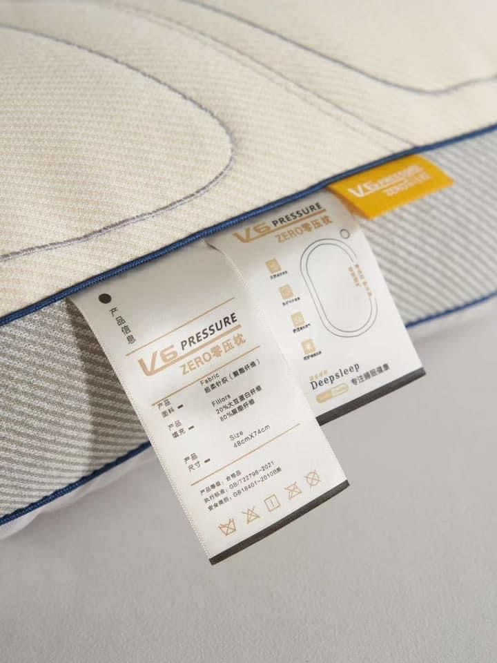 RUỘT GỐI CÔNG THÁI HỌC BẢO VỆ CỔ CHỐNG MỎI VAI GÁY V6 SIZE 48*74CM