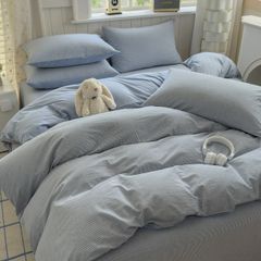 4Pcs Japan Linen |  Standard size duvet cover Bedding Set Drap Freesize | ID CL4P025COV016