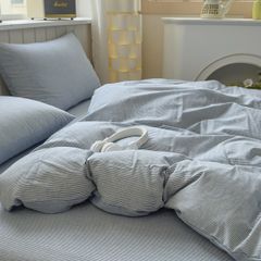 4Pcs Japan Linen |  Standard size duvet cover Bedding Set Drap Freesize | ID CL4P025COV016