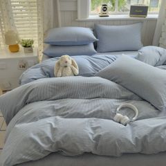 4Pcs Japan Linen |  Standard size duvet cover Bedding Set Drap Freesize | ID CL4P025COV016