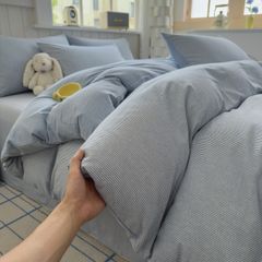 4Pcs Japan Linen |  Standard size duvet cover Bedding Set Drap Freesize | ID CL4P025COV016