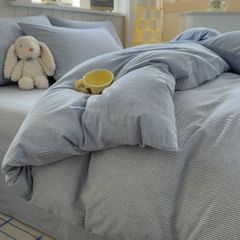 4Pcs Japan Linen |  Standard size duvet cover Bedding Set Drap Freesize | ID CL4P025COV016