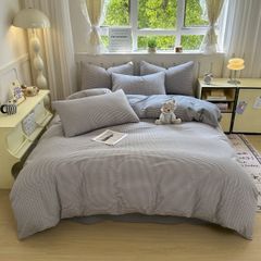 4Pcs Japan Linen |  Standard size duvet cover Bedding Set Drap Freesize | ID CL4P025COV017