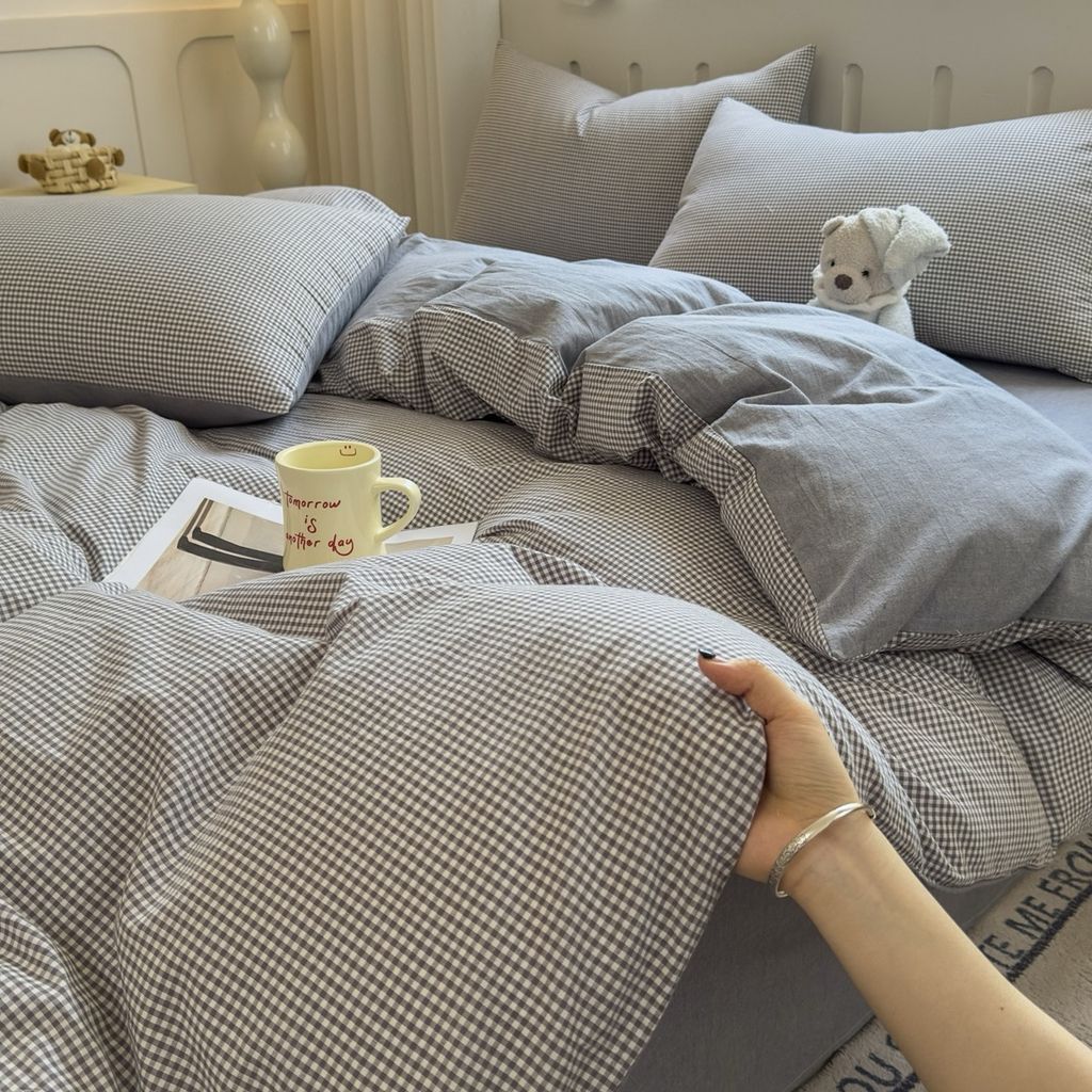 4Pcs Cotton Linen Japan | Set Cotton Đũi Nhật 4 Món Tiêu Chuẩn | ID 4PCSMUJPCLINENID26