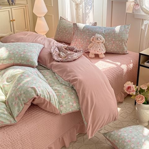 4Pcs Cotton Đũi Vintage Chần Phủ Freesize CodeSku84095