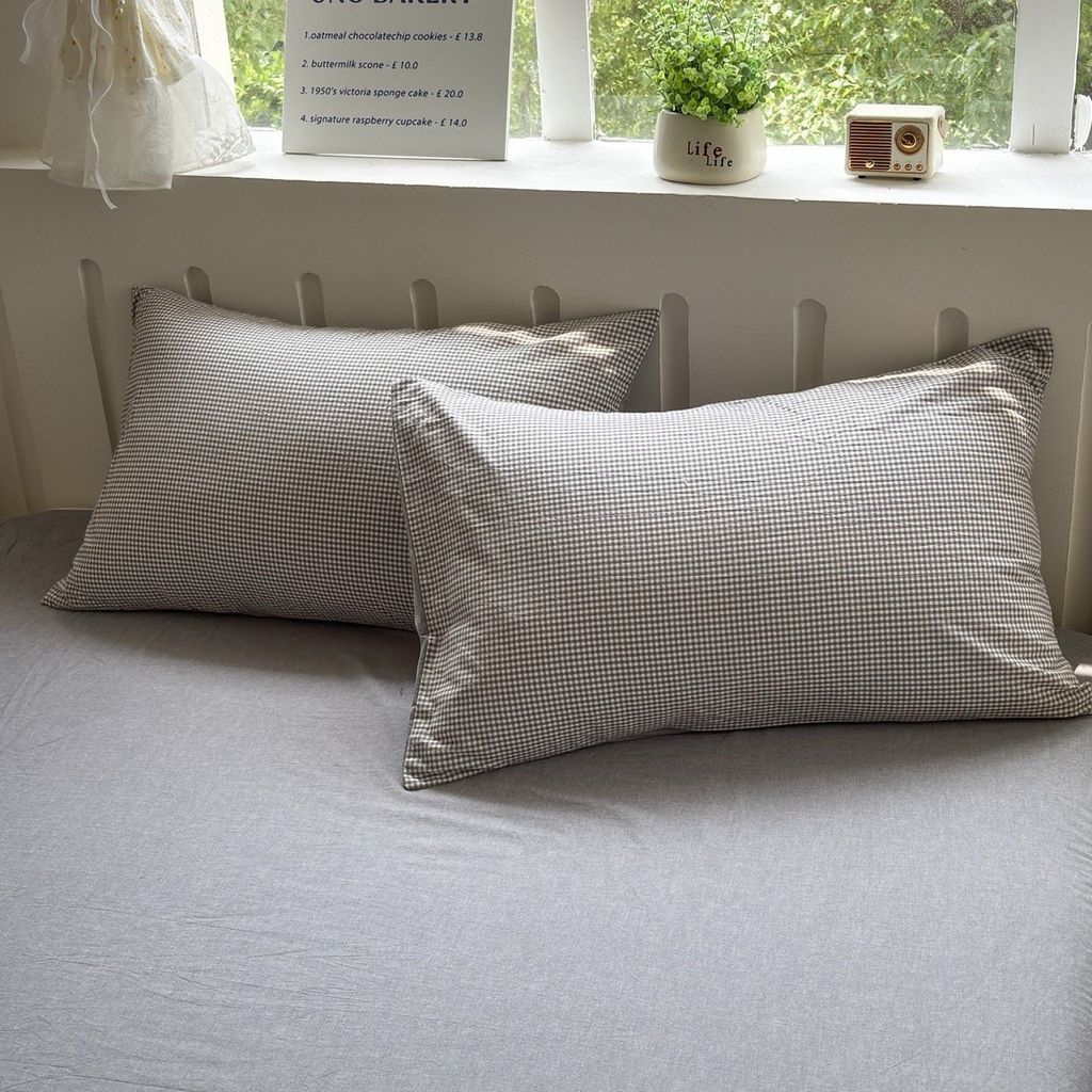 4Pcs Japan Linen |  Standard size duvet cover Bedding Set Drap Freesize | ID CL4P025COV017