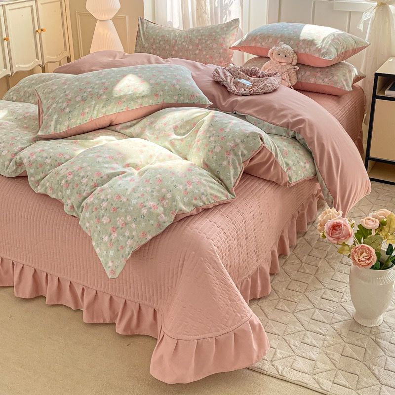 4Pcs Cotton Đũi Vintage Chần Phủ Freesize CodeSku84095