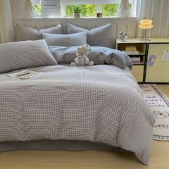 4Pcs Japan Linen |  Standard size duvet cover Bedding Set Drap Freesize | ID CL4P025COV017
