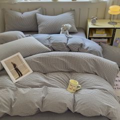 4Pcs Japan Linen |  Standard size duvet cover Bedding Set Drap Freesize | ID CL4P025COV017