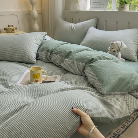 4Pcs Cotton Linen Japan | Set Cotton Đũi Nhật 4 Món Tiêu Chuẩn | ID 4PCSMUJPCLINENID27