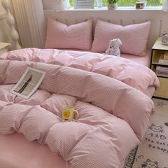 4Pcs Japan Linen |  Standard size duvet cover Bedding Set Drap Freesize | ID CL4P025COV019