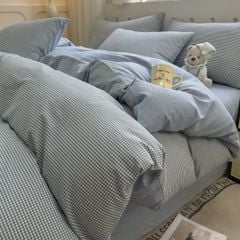 4Pcs Japan Linen |  Standard size duvet cover Bedding Set Drap Freesize | ID CL4P025COV014