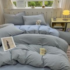 4Pcs Japan Linen |  Standard size duvet cover Bedding Set Drap Freesize | ID CL4P025COV014