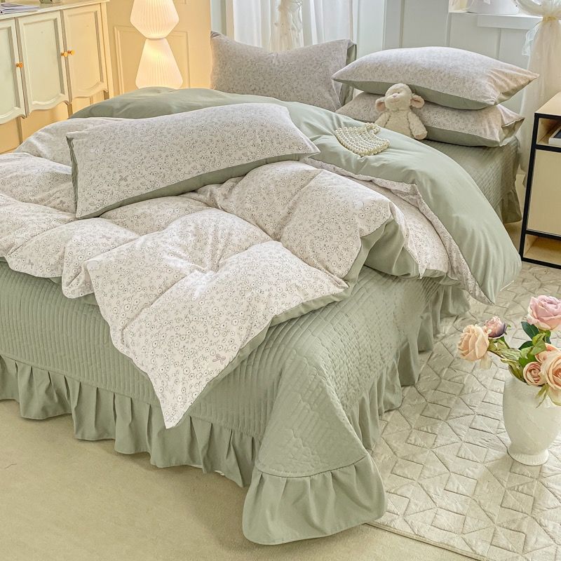 4Pcs Cotton Đũi Vintage Chần Phủ Freesize CodeSku84092