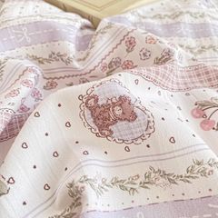 4Pcs Cotton Đũi Vintage Chần Phủ Freesize CodeSku84094