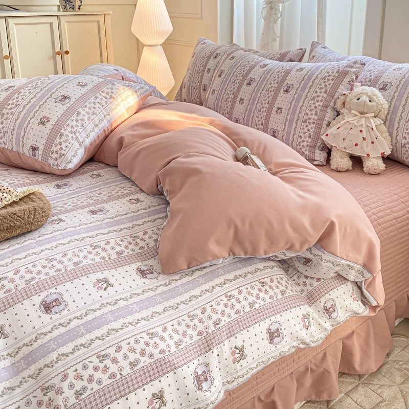 4Pcs Cotton Đũi Vintage Chần Phủ Freesize CodeSku84094