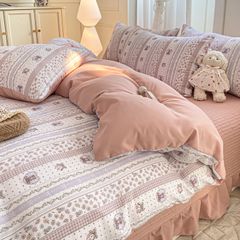 4Pcs Cotton Đũi Vintage Chần Phủ Freesize CodeSku84094