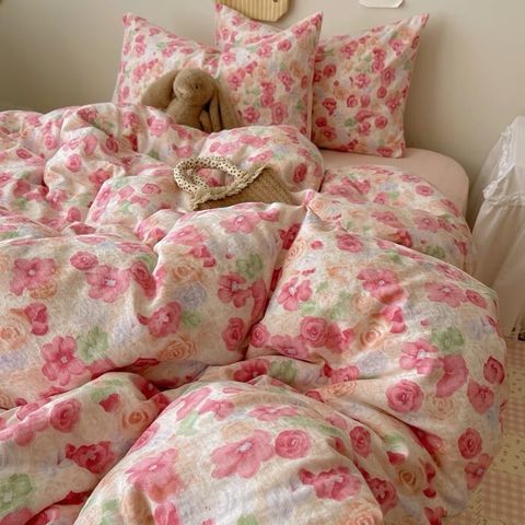 4Pcs Cloud Linen | Set Đũi Mây Phong cách trẻ trung hiện đại | ID 4PCSCLOUDLINE18