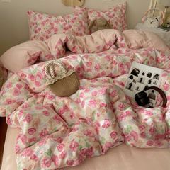 4Pcs Cloud Linen | Set Đũi Mây Phong cách trẻ trung hiện đại | ID 4PCSCLOUDLINE18
