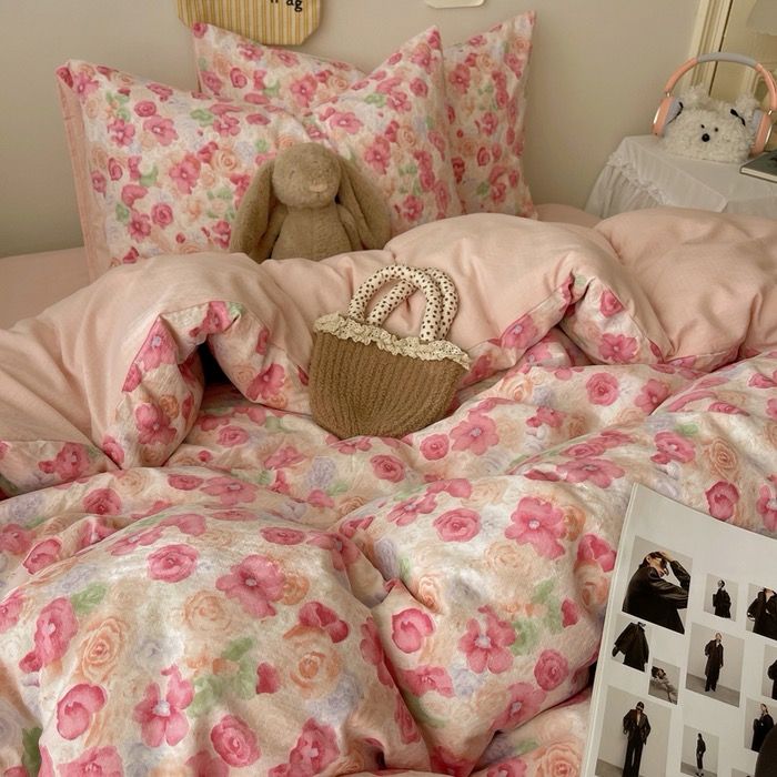 4Pcs Cloud Linen | Set Đũi Mây Phong cách trẻ trung hiện đại | ID 4PCSCLOUDLINE18