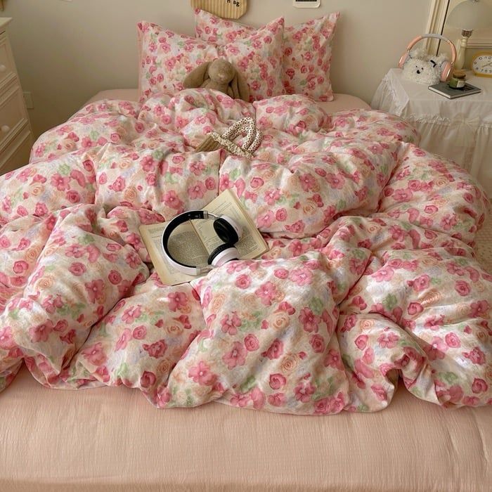 4Pcs Cloud Linen | Set Đũi Mây Phong cách trẻ trung hiện đại | ID 4PCSCLOUDLINE18