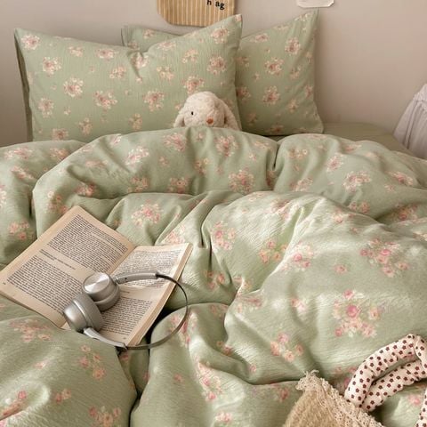 4Pcs Cloud Linen | Set Đũi Mây Phong cách trẻ trung hiện đại | ID 4PCSCLOUDLINE19